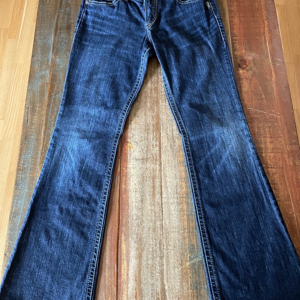 Silver Jeans Dark Blue Flare Women's Jeans